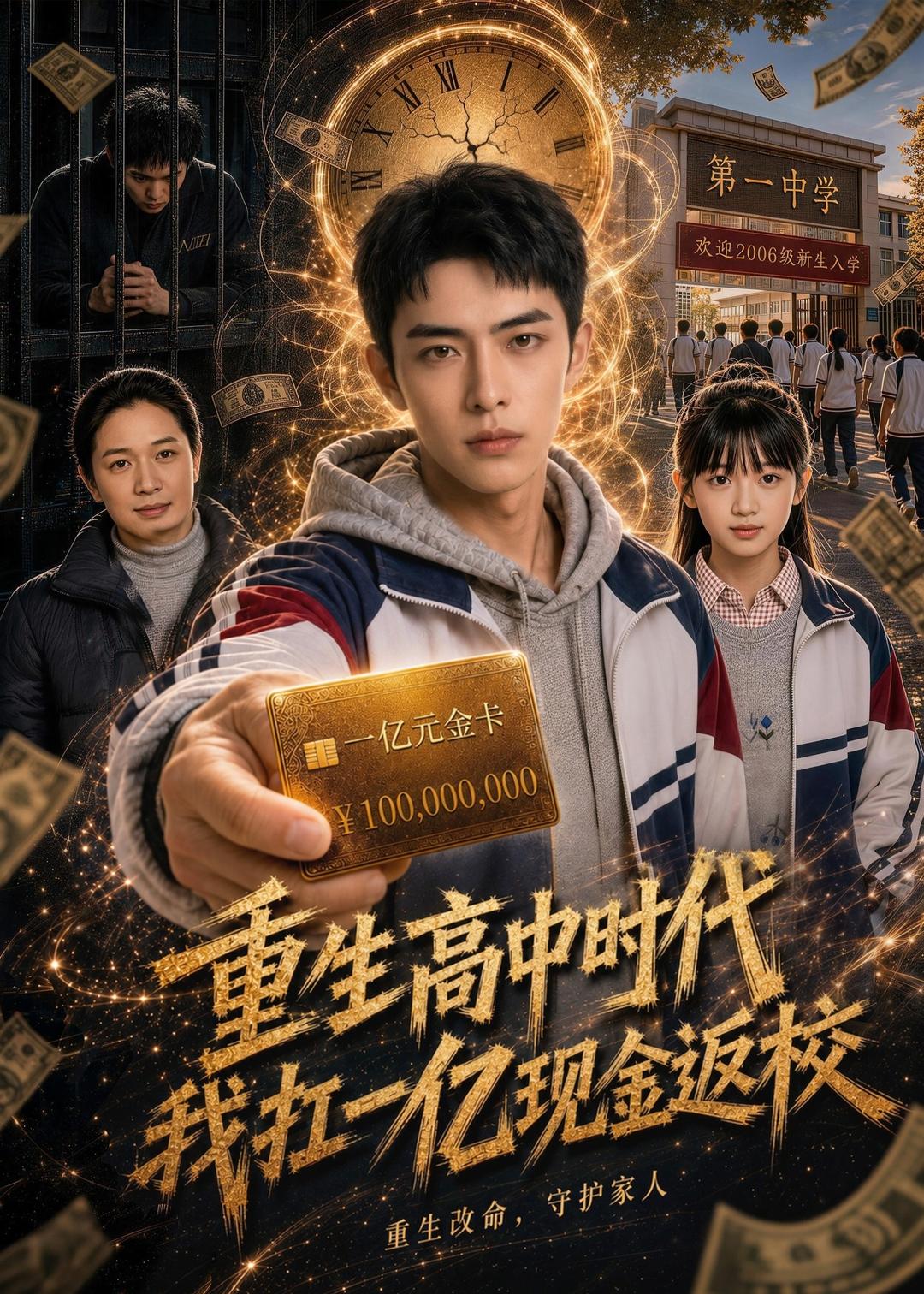 重生高中时代我扛一亿现金返校(全集)
