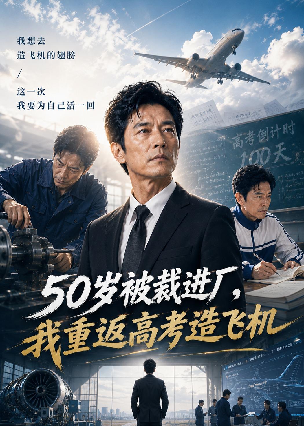 50岁被裁进厂，我重返高考造飞机(全集)