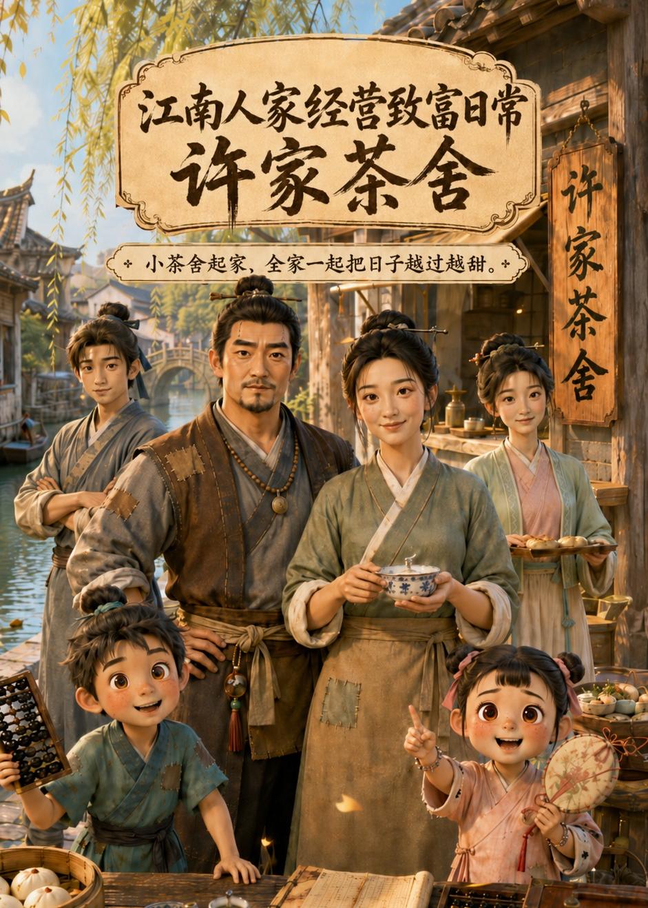 江南人家经营致富日常：许家茶舍(全集)